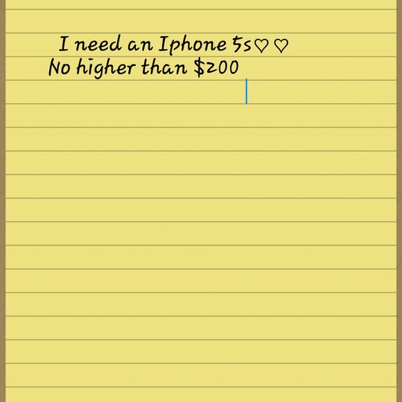 I need an iPhone 5s in good condition!