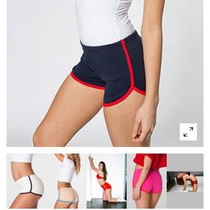 🚫TRADED🚫 American Apparel jersey running shorts