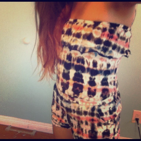 Tie-dye romper