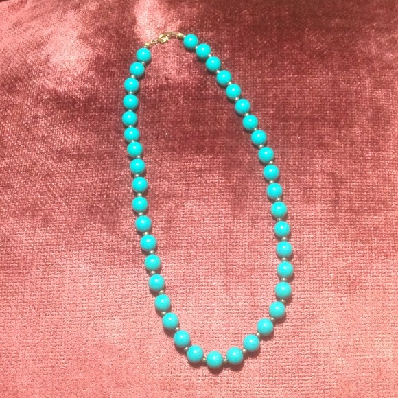 Vintage Aqua/teal necklace