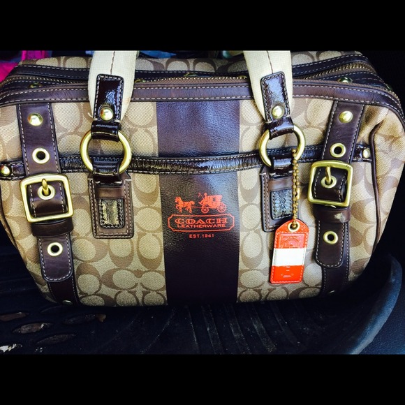 Limited Edition Coach Leather Heritage Satchel