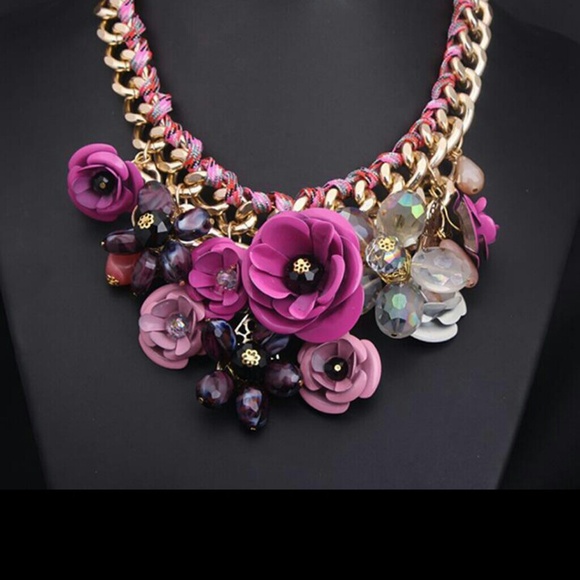BUNDLE: Pink/Blue Statement Necklace