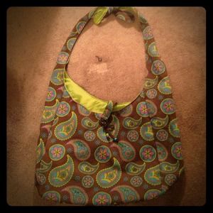 Paisley patterned bag