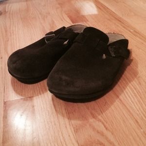 Beaver Creek Brown Suede Slip On Clog