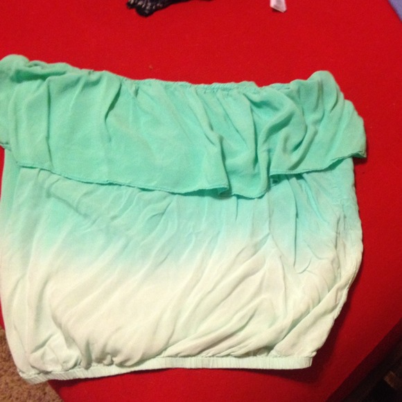 ruffled tube top from pacsun