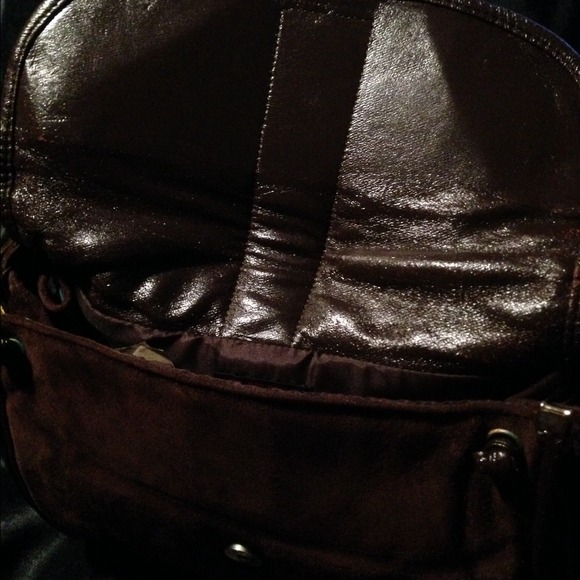 Brown Suede Shoulder Bag - Picture 4 of 4
