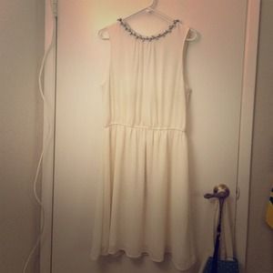 Beautiful white dress.