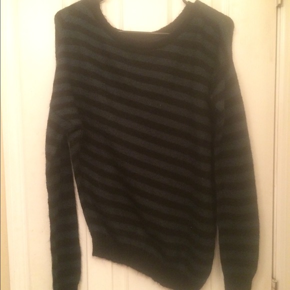 Slouchy striped sweater