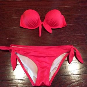 Victorias Secret Red Bathing Suit