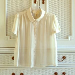 bundle with yellow and white Anthro top