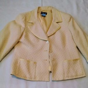 Style & Co. Canary Yellow Jacket.