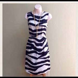 Banana republic zebra dress