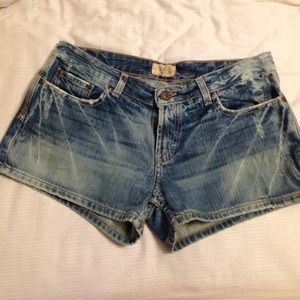 BKE denim shorts