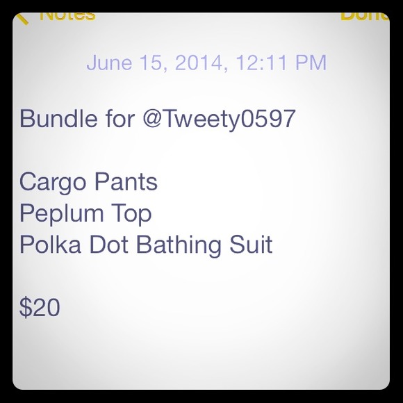Bundle for @tweety0597