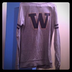 UW Pink Collegiate Sweater cardigan