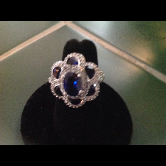 Victoria Wieck 925/faux sapphire$175 - Picture 3 of 4