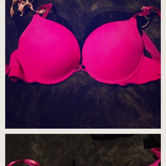 Pink bra