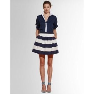 Pink Tartan striped skirt