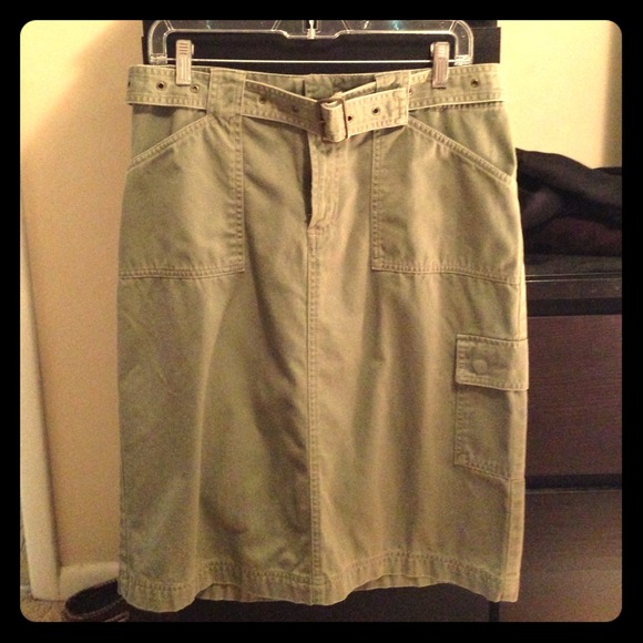 Skirt green khaki