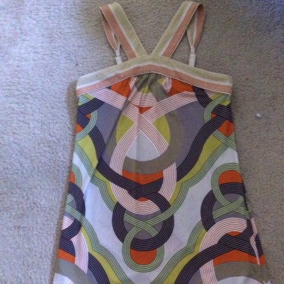 BCBG retro colored sundress