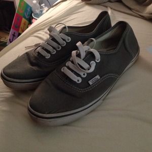 Grey Vans. Size 7