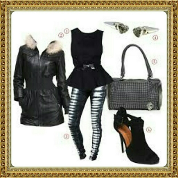 SOLD Locally🎉HP🎉 🍷Ali & Kris Peplum Top🍷 - Picture 2 of 4