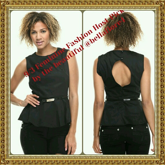 Ali & Kris Tops - SOLD Locally🎉HP🎉 🍷Ali & Kris Peplum Top🍷