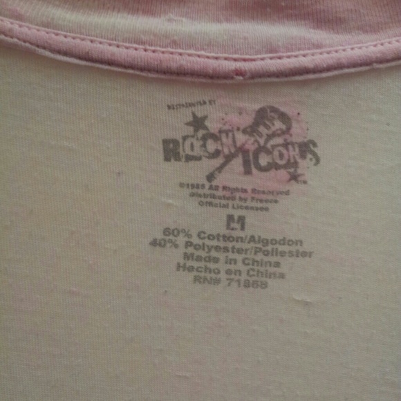 Jim Morrison baby pink sheer shirt - Picture 3 of 4