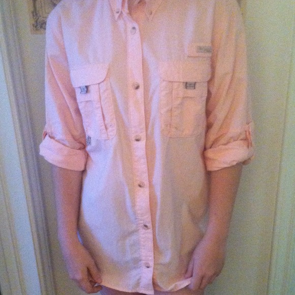Pink long sleeve Columbia.