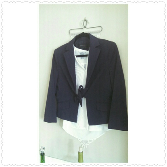 BCBG Navy Blazer - Picture 1 of 4
