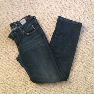 Levi's slight curve straight leg jeans.