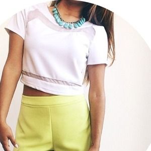 Crop shell top M