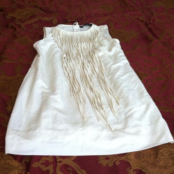 Zara fringe dress