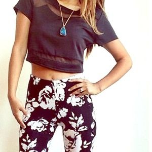 Crop shell top L