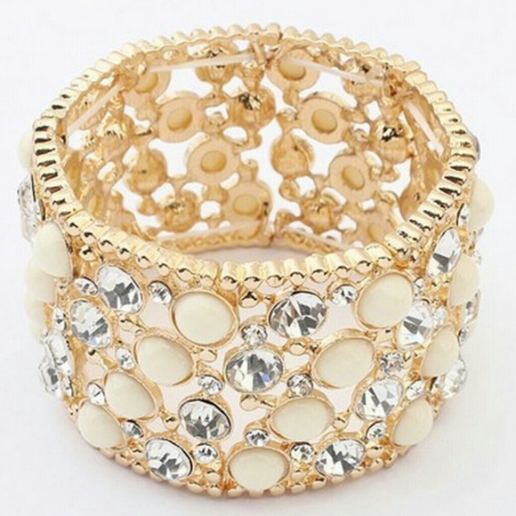 💰💰💰Wow bracelet! / Crystal on gold - Picture 1 of 2