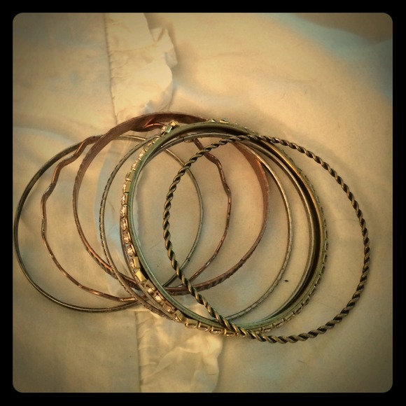 Jewelry Mixed Fake Gold Bangles Poshmark