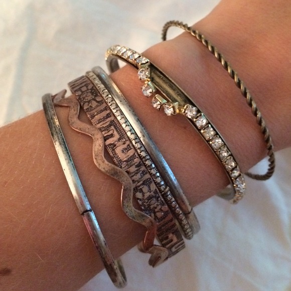 Jewelry Mixed Fake Gold Bangles Poshmark