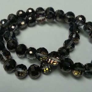 Glass beaded bracelet