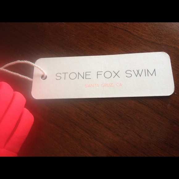 Stone Fox Swim Bottoms (Coral Color) - Picture 2 of 3