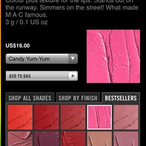 Nib authentic mac lipstick in matte