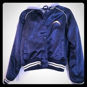 Women Small CHARGERS hoodie jacket.