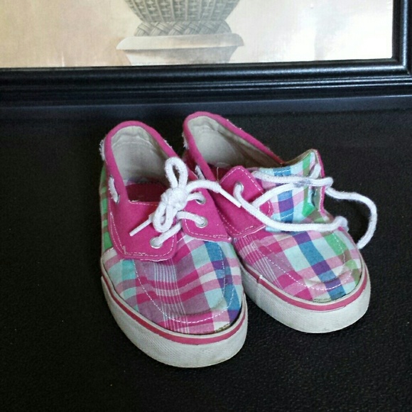 Youth plaid shoes