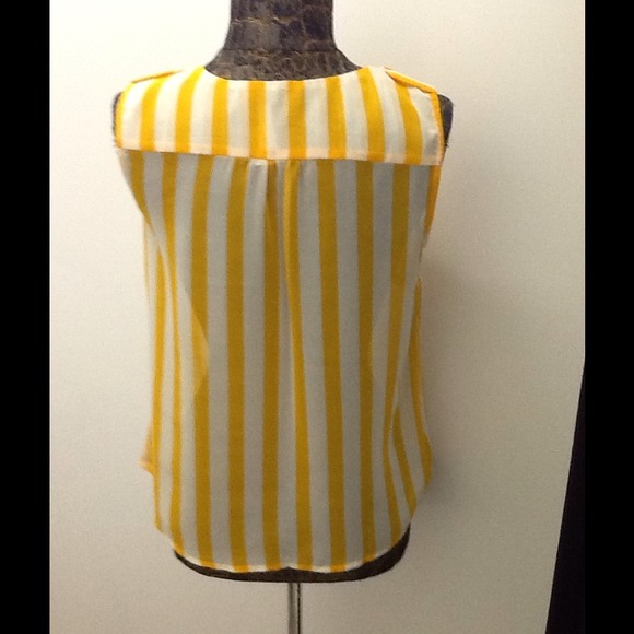 Modalistas Honey Yellow Stripe Top - Picture 2 of 2