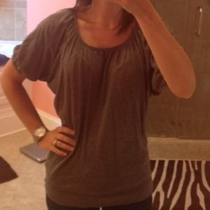 Grey cotton top. Only worn a few times.