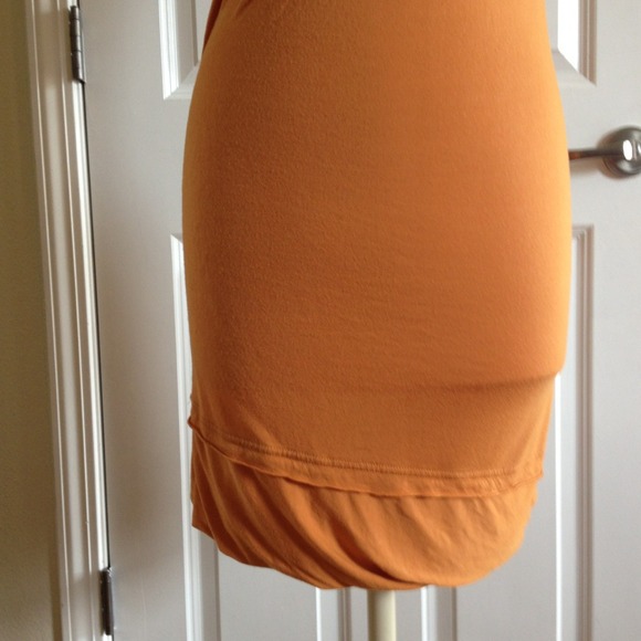 Orange dress very love.  Has been worn many times. - Picture 4 of 5