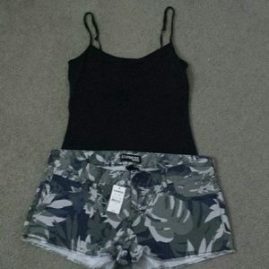 Express Camouflage Shorts Size 6.  NWT.
