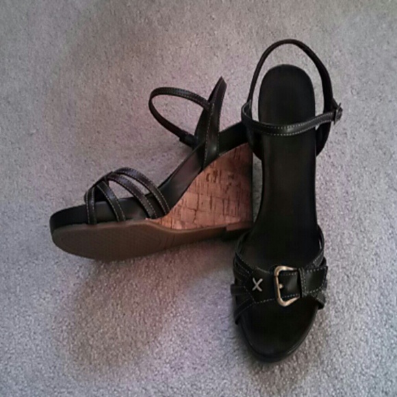 Aerosole brown sandals