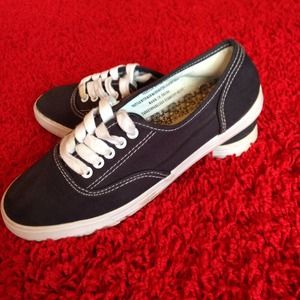 Navy blue shoes