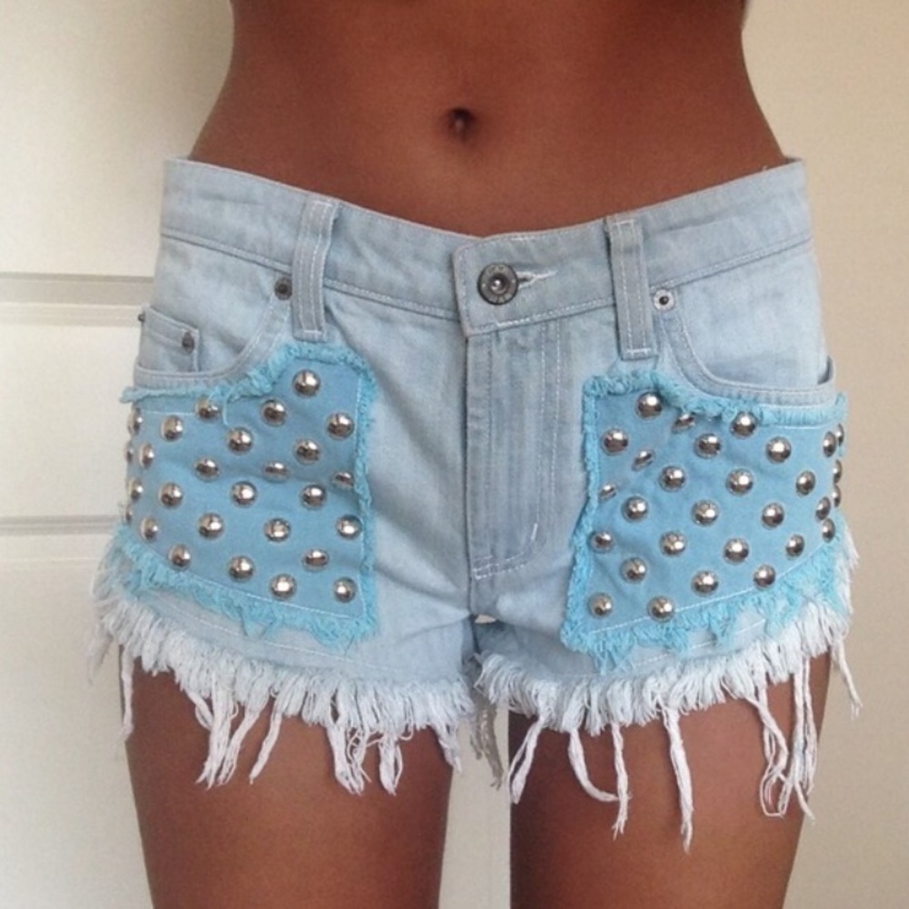 Carmar studded shorts