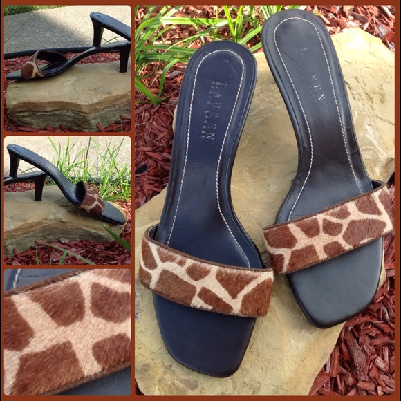 Ralph Lauren Shoes - RALPH LAUREN CALF HAIR MULES